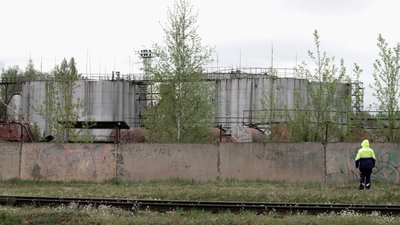 Латвія, дрон, нафтосховище, безпілотник