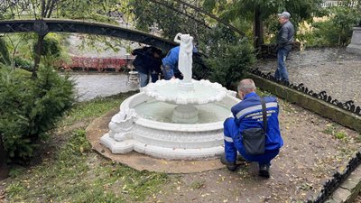 В Одесі розпочали консервацію міських фонтанів на зиму