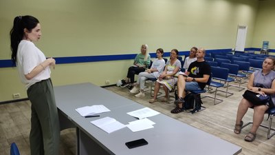 Для переселенців і полтавців влаштували уроки української мови