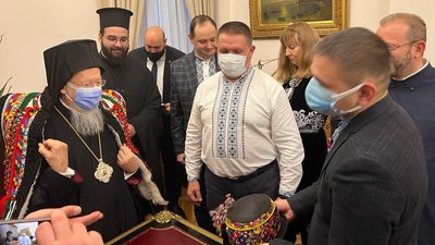 Голова Івано-Франківської громади зустрівся із Вселенським патріархом Варфоломієм Голова Івано-Франківської громади зустрівся із Вселенським патріархом Варфоломієм