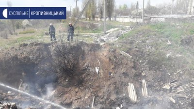 У Кропивницькому горіло несанкціоноване сміттєзвалище