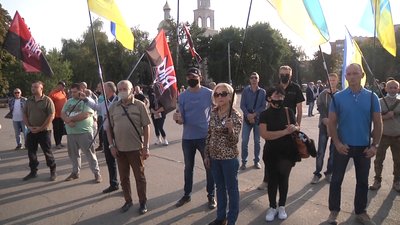 У Слов’янську мітингують проти участі Нелі Штепи у виборах