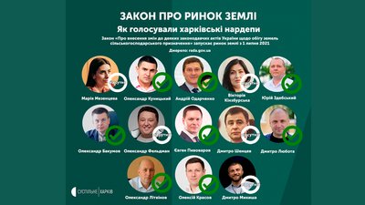 Закон про ринок землі: як голосували харківські нардепи Закон про ринок землі: як голосували харківські нардепи
