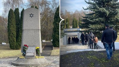 У Рівному вшанували пам'ять євреїв, розстріляних в урочищі Сосонки