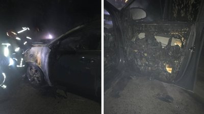 В Ужгородському районі горів автомобіль прокурора В Ужгородському районі горів автомобіль прокурора