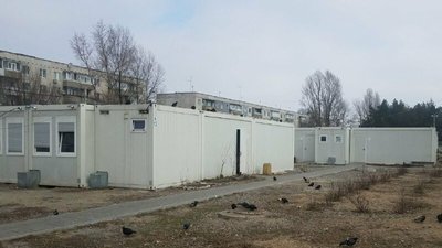 Модульне містечко в селі Павлоград Дніпропетровської області для вимушених переселенців з Донбасу Модульне містечко в селі Павлоград Дніпропетровської області для вимушених переселенців з Донбасу