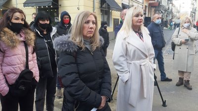 Тернопільські підприємці провели акцію "Право на працю" Тернопільські підприємці провели акцію "Право на працю"