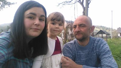 Наталія Данилович з батьком Наталія Данилович з батьком