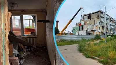 Як відновлюватимуть зруйнований ракетою будинок у Полтаві