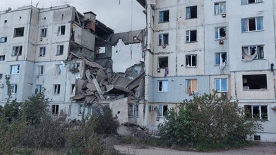 Херсонщина, Козацьке, авіаудар