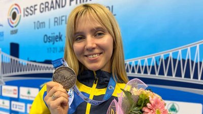 Українка Сухорукова виграла медаль на першому Гран-прі сезону з кульової стрільби