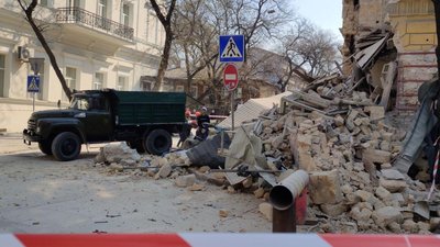 В центрі Одеси обвалився будинок