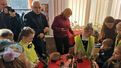 У Щербанівській громаді на Полтавщині відкрили "Клас безпеки" для школярів У Щербанівській громаді на Полтавщині відкрили "Клас безпеки" для школярів