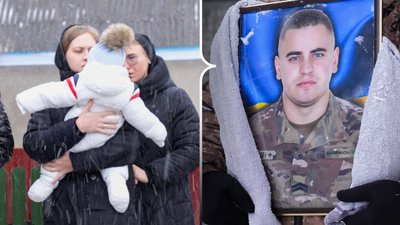 На Буковині прощалися з бійцем третього армійського корпусу Сергієм Тягієм