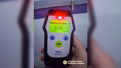 Нетверезий водій на Чернігівщині: алкоголь перевищував норму в майже 13 разів