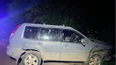 Місце аварії поблизу села Волиця