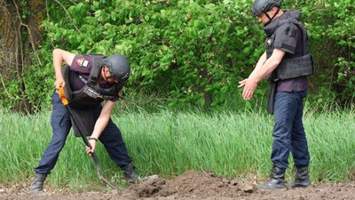 Сапери ДСНС знешкодили шість вибухонебезпечних предметів у Запорізькій області