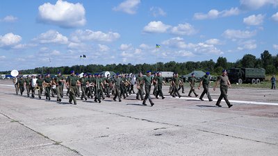 Підготовка до параду військ з нагоди 30-ї річниці Дня Незалежності Підготовка до параду військ з нагоди 30-ї річниці Дня Незалежності