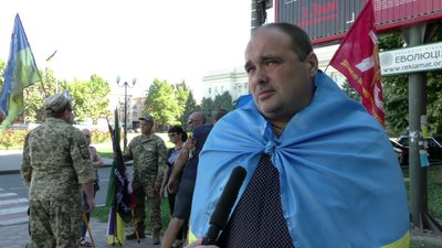 У Херсоні в День Незалежності відбувся "Марш захисників України" У Херсоні в День Незалежності відбувся "Марш захисників України"