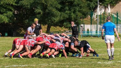 Хмельницька регбійна команда у фіналі II туру чемпіонату України перемогла столичну команду