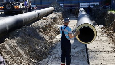 Заміна теплової мережі на вул. Наукова