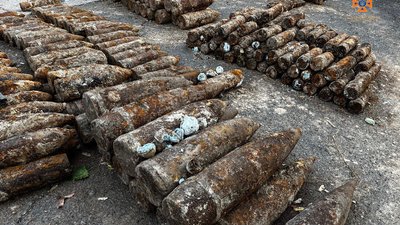 На Черкащині сапери вилучили 515 снарядів часів Другої світової війни На Черкащині сапери вилучили 515 снарядів часів Другої світової війни