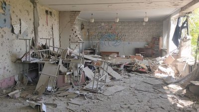 У результаті обстрілу армією РФ Криворіжжя був понівечений ліцей та пошкоджено газопровід
