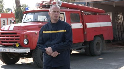 Начальник пожежної варти Михайло Рейкін Начальник пожежної варти Михайло Рейкін