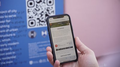 У Вінниці біля історичних пам'яток встановили туристичну навігацію У Вінниці біля історичних пам'яток встановили туристичну навігацію