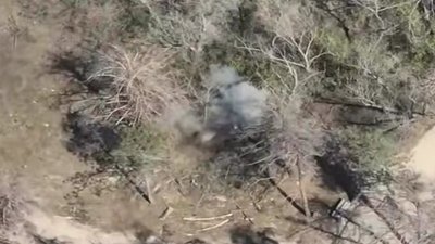 Бердянський прикордонний загін знищив квадроцикл, бліндаж та склад БК армії РФ