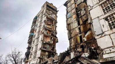 Таким застав Андрій рідний Маріуполь через місяць після російського вторгнення в Україну. Таким застав Андрій рідний Маріуполь через місяць після російського вторгнення в Україну.
