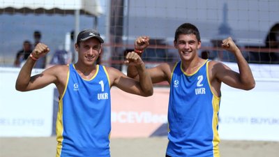 Україна виграла "золото" на юніорському Євро з пляжного волейболу серед хлопців