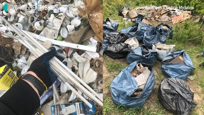 На околиці Рівного скинули гору відпрацьованих ламп На околиці Рівного скинули гору відпрацьованих ламп