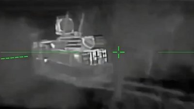 Ураження пускової установки ЗРК С-400 Тріумф