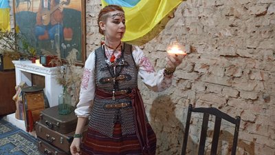 У Кропивницькому на противагу Геловіну влаштували святкування Велесової ночі У Кропивницькому на противагу Геловіну влаштували святкування Велесової ночі
