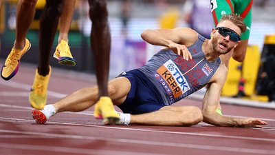 Джош Керр, чинний чемпіон світу зазнав падіння у фіналі ЧС-2025 з бігу на 1500 м