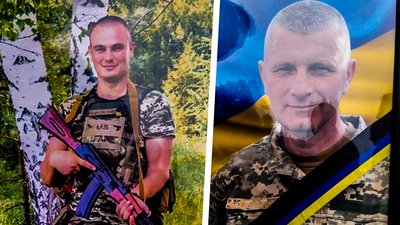 У Кропивницькому попрощались із загиблими у війні з РФ Сергієм Даніловим та Миколою Кіріченком