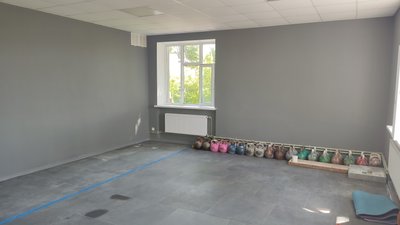 На Полтавщині у селі Климівка відремонтували зал для занять гирьовим спортом На Полтавщині у селі Климівка відремонтували зал для занять гирьовим спортом