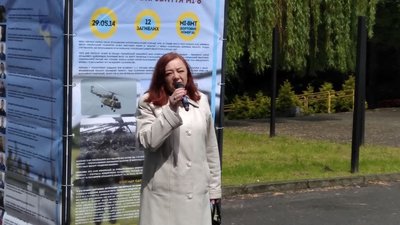 У Львові встановили копію збитого російськими найманцями гелікоптера Мі-8 У Львові встановили копію збитого російськими найманцями гелікоптера Мі-8