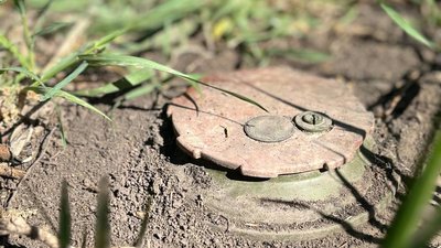 Житомирські вибухотехніки поліції розміновують деокуповану частину Харківщини Житомирські вибухотехніки поліції розміновують деокуповану частину Харківщини