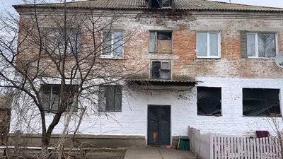 Російський снаряд потрапив у житловий будинок Російський снаряд потрапив у житловий будинок