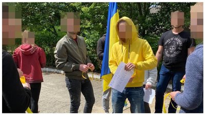 В тимчасово окупованому Мелітополі жителі влаштували патріотичну акцію на підтримку України