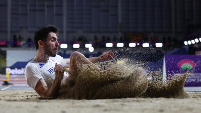 Стрибок Мільтіадіса Тентоглу на чемпіонаті світу в приміщенні Стрибок Мільтіадіса Тентоглу на чемпіонаті світу в приміщенні