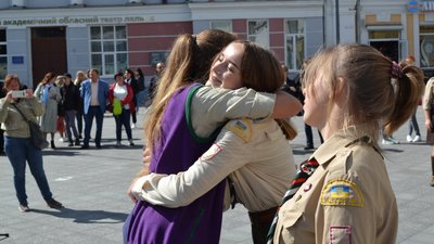 У Житомирі пластуни розпочали новий скаутський рік У Житомирі пластуни розпочали новий скаутський рік