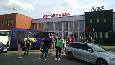 Луцькі ветерани АТО викликали поліцію та написали заяву на перевізника