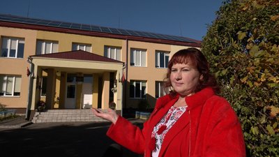 Сонячна електростанція, сонячні панелі, Заболотцівський ліцей, Литовезька громада