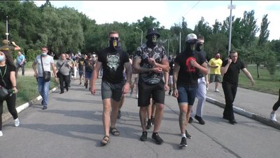 У Запоріжжі відбулась акція "Проти ватного режиму"