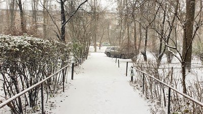 Київ занесло снігом Київ занесло снігом