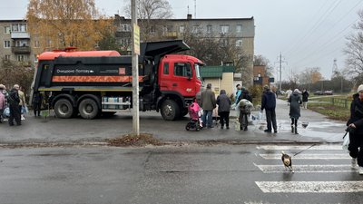 Вода з водовоза у Полтаві