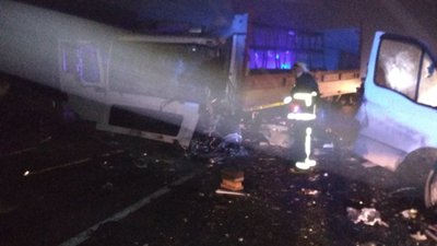 В аварії на Кіровоградщині загинув водій мікроавтобуса